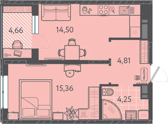 Фото квартиры в ЖК Теплые Края