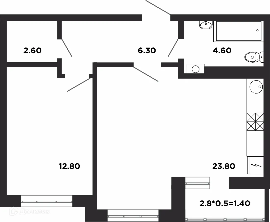 Фото квартиры в ЖК NEO-квартал "Красная площадь"