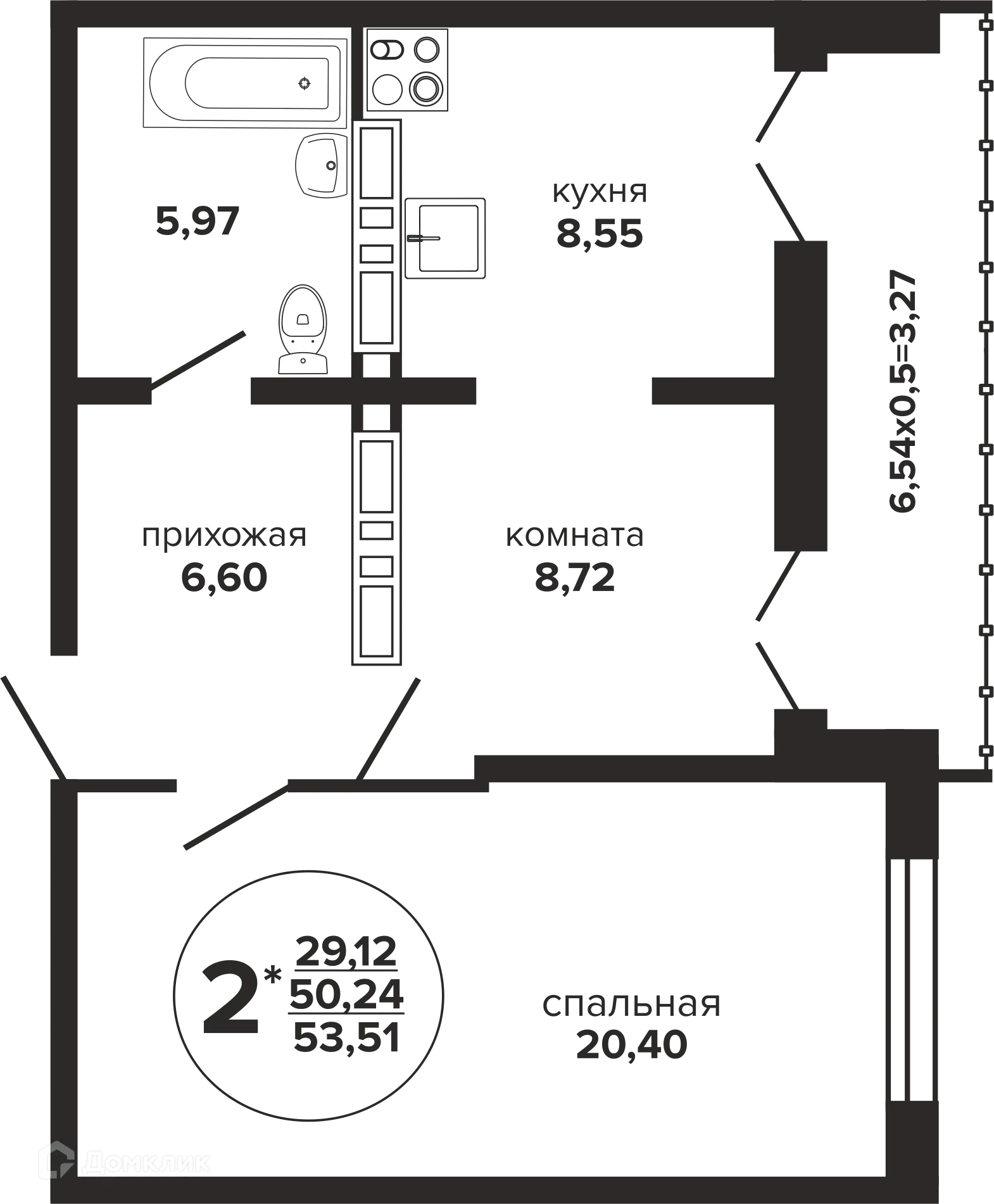 Фото квартиры в ЖК Гулливер