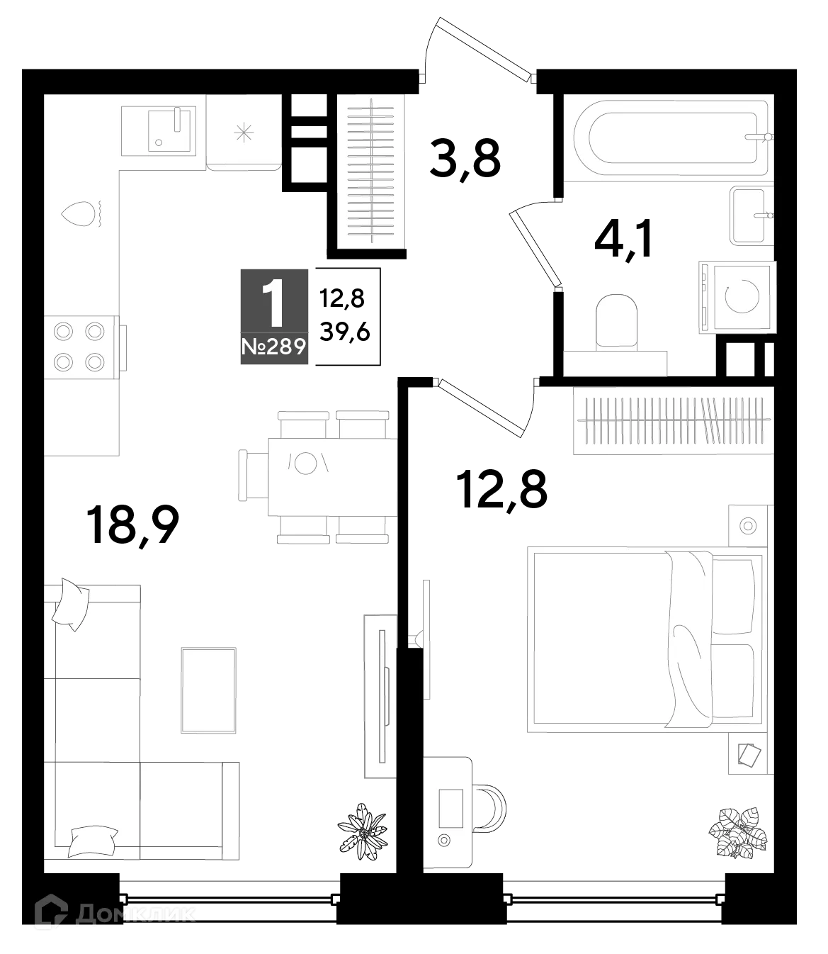 Фото квартиры в ЖК Догма Парк