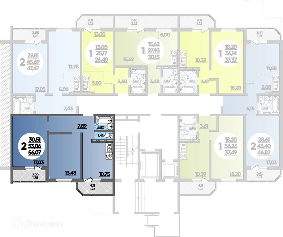 Фото квартиры в ЖК Квартал №6