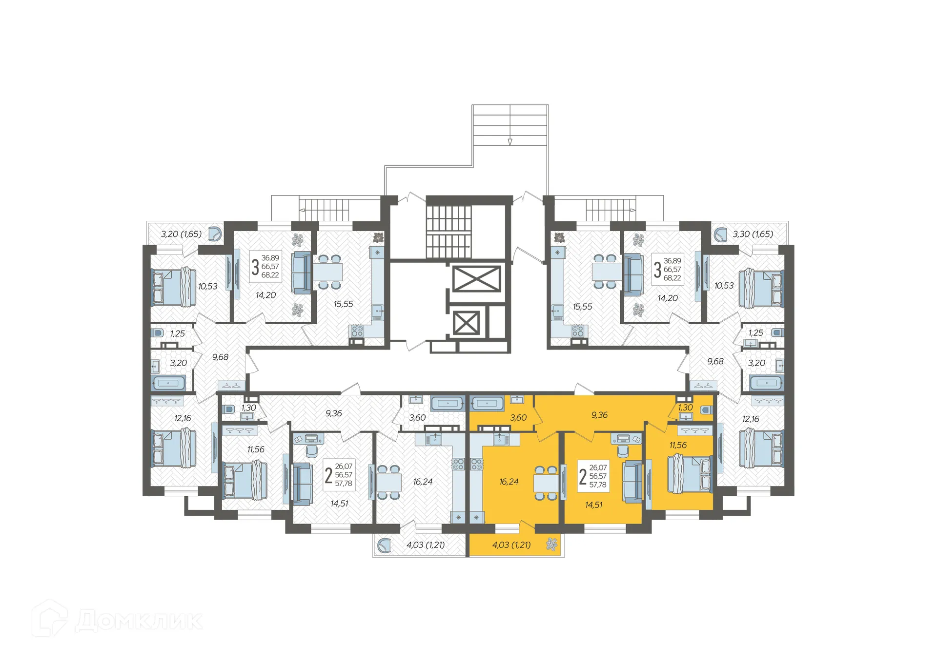 Фото квартиры в ЖК "Смородина"