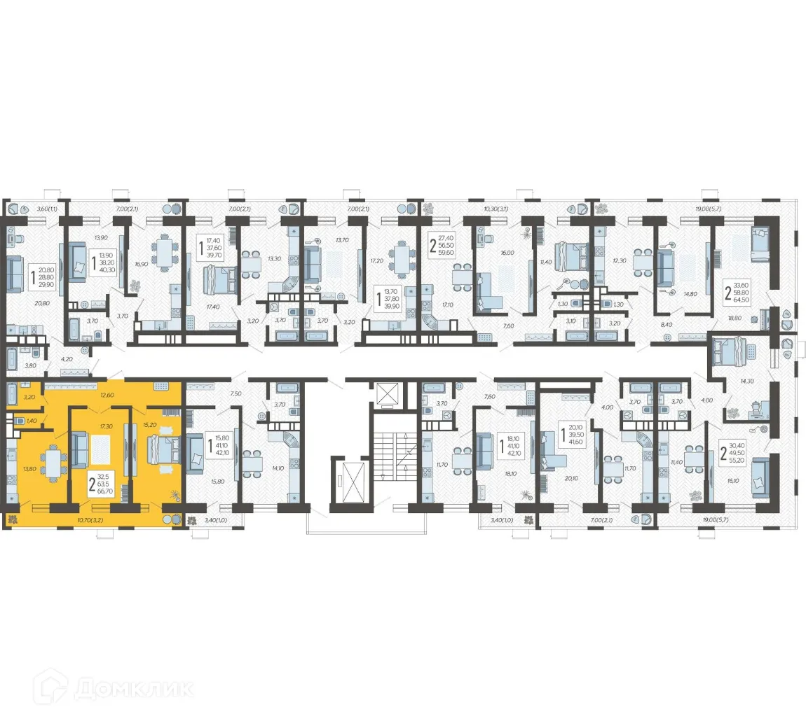 Фото квартиры в ЖК "НЕБО"