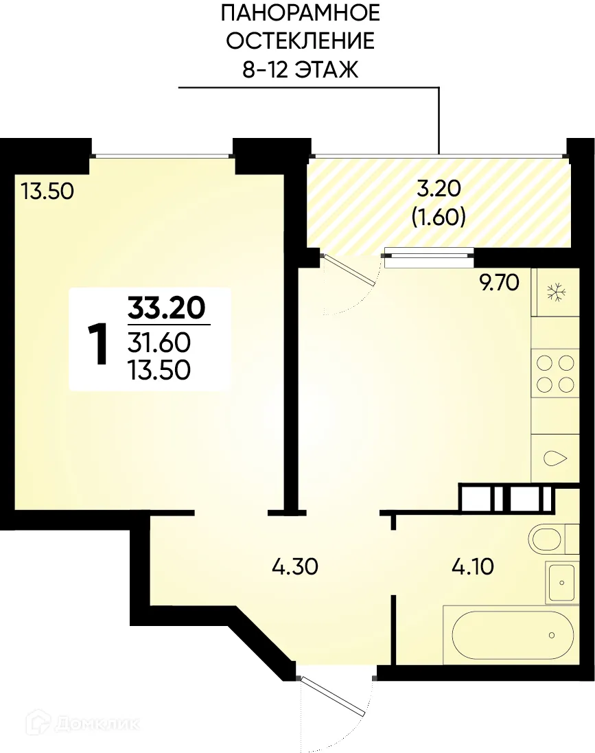Фото квартиры в ЖК Клубный квартал Архитектор