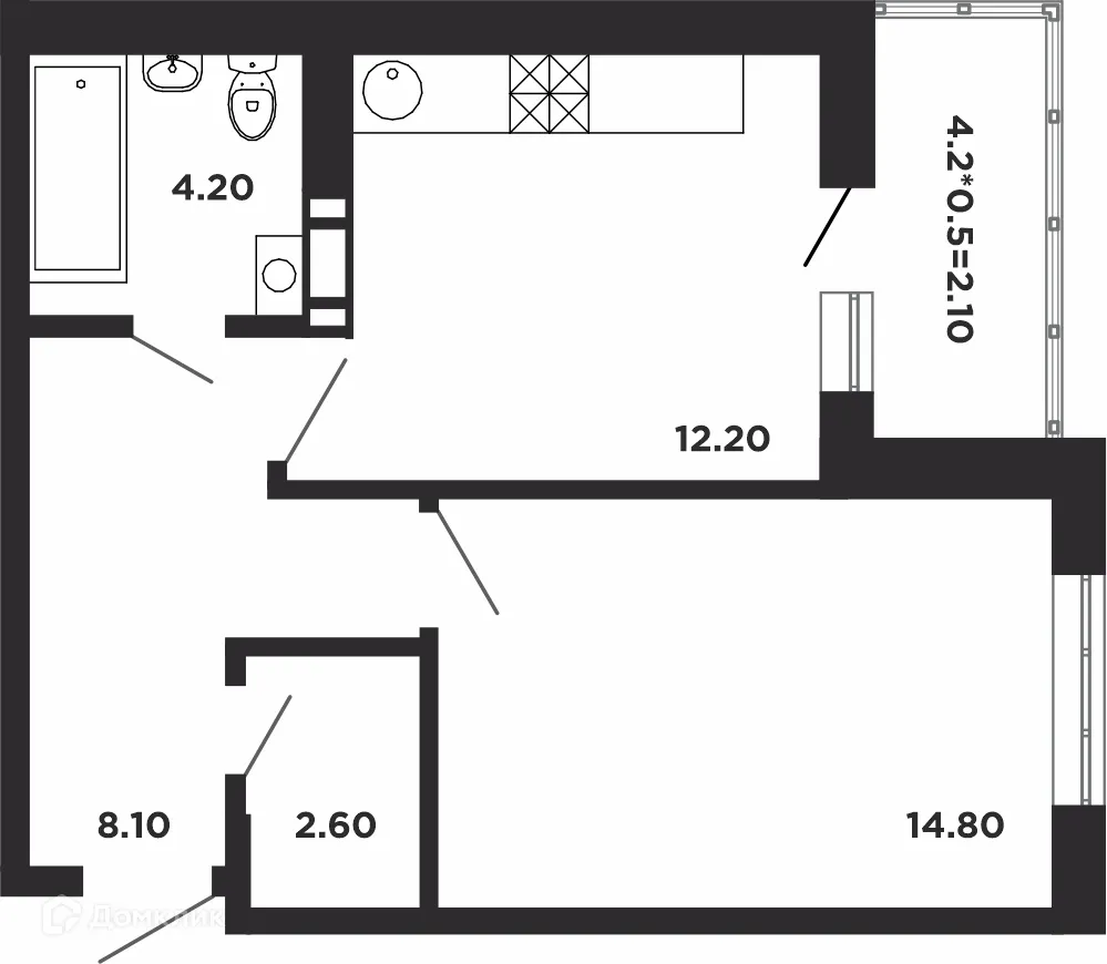 Фото квартиры в ЖК NEO-квартал "Красная площадь"