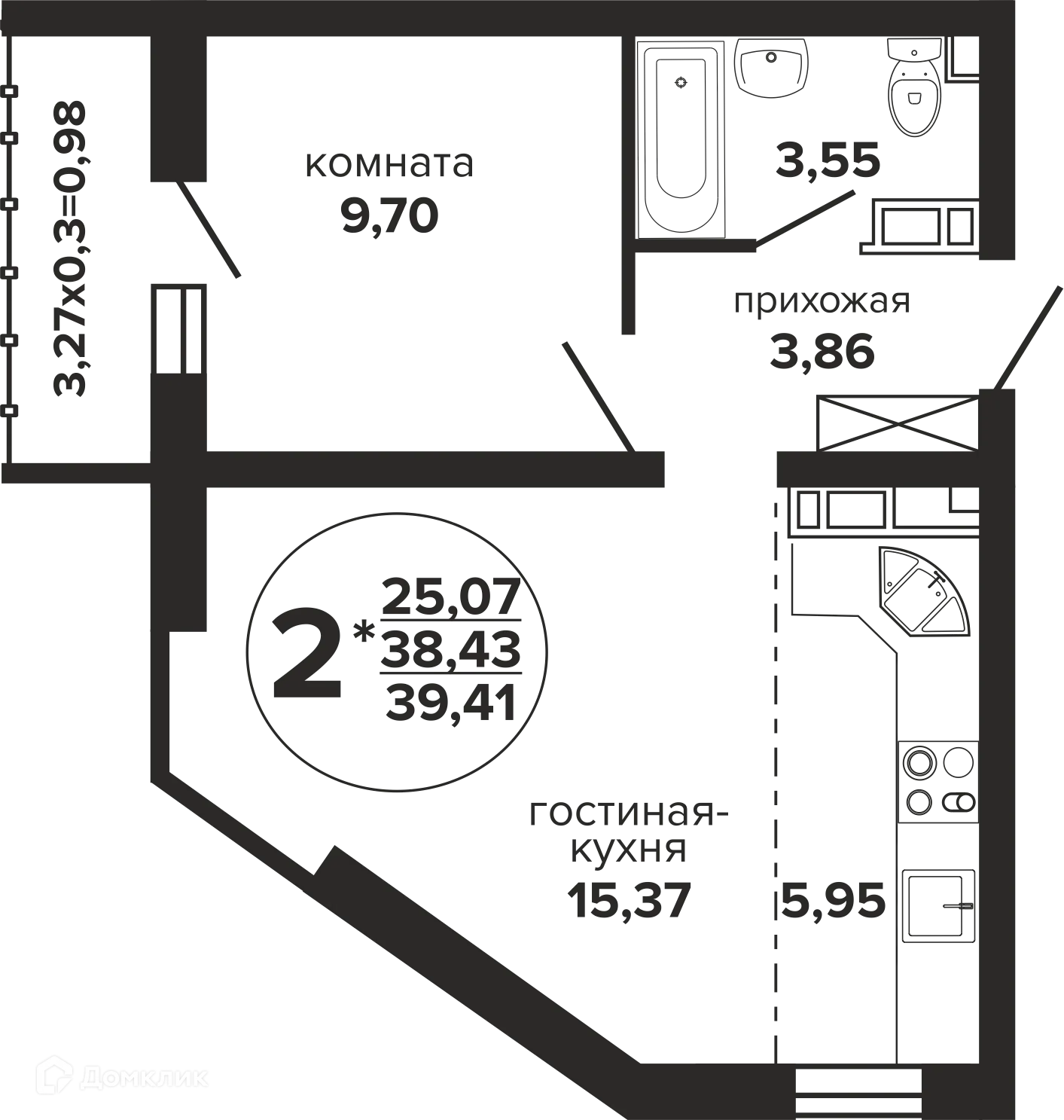 Фото квартиры в ЖК Гулливер