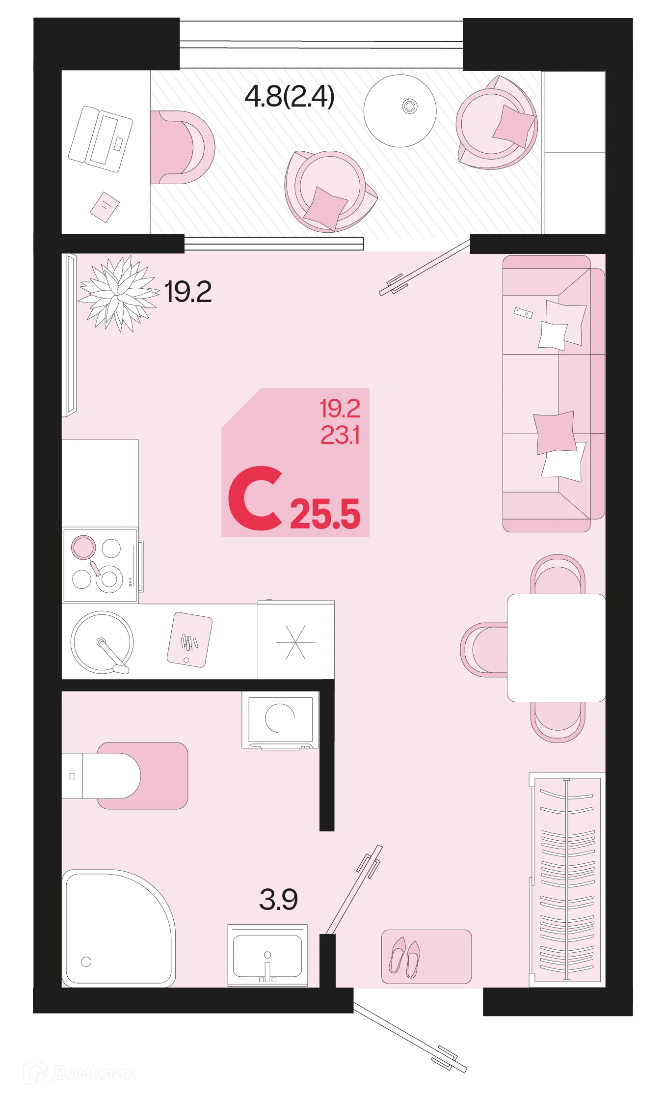 Фото квартиры в ЖК Первое место