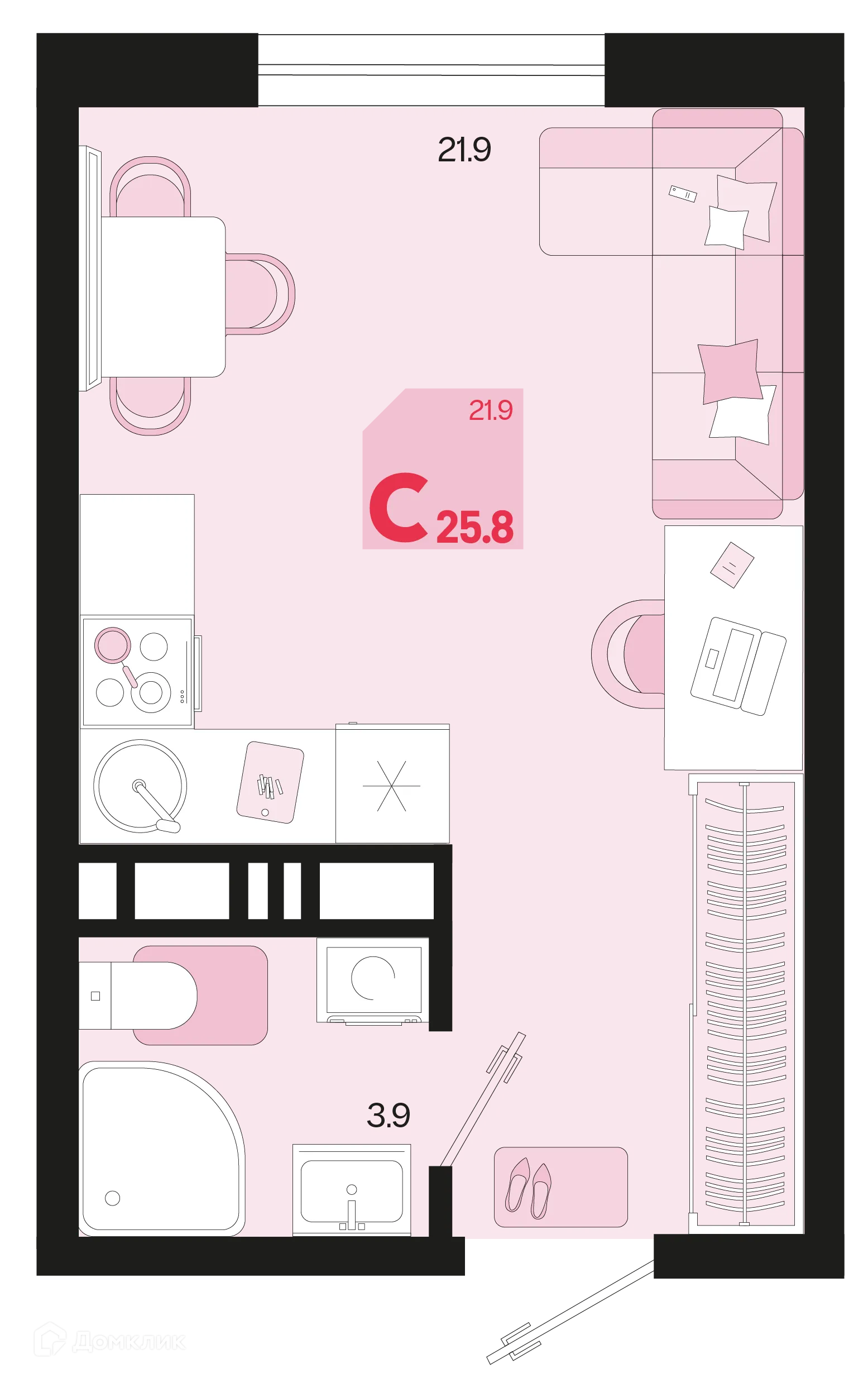 Фото квартиры в ЖК Первое место