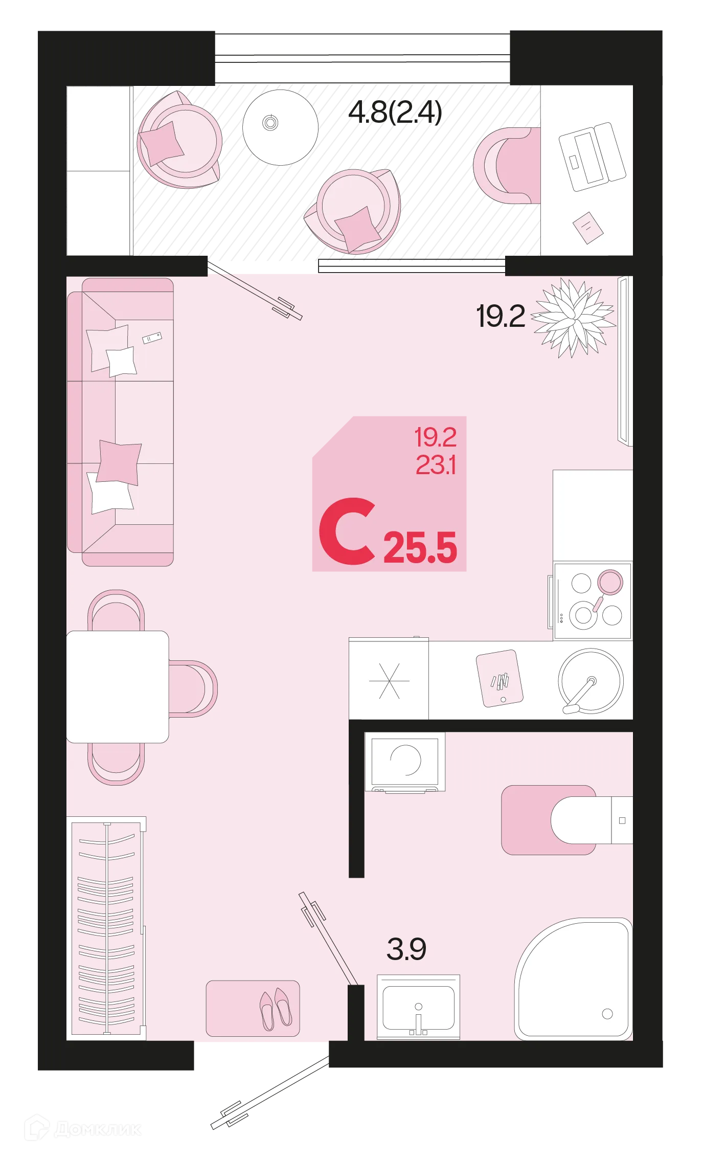 Фото квартиры в ЖК Первое место