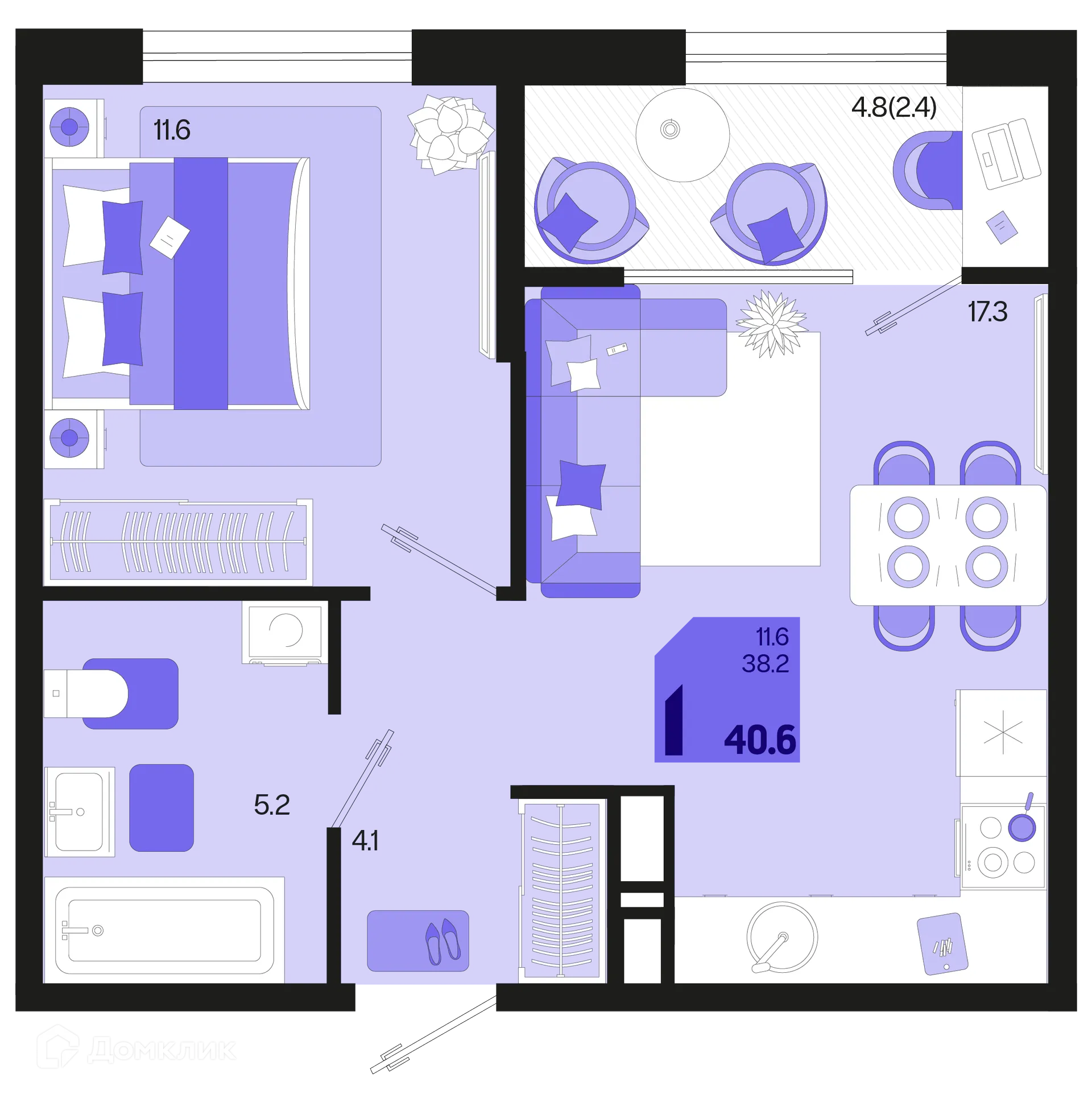 Фото квартиры в ЖК Первое место