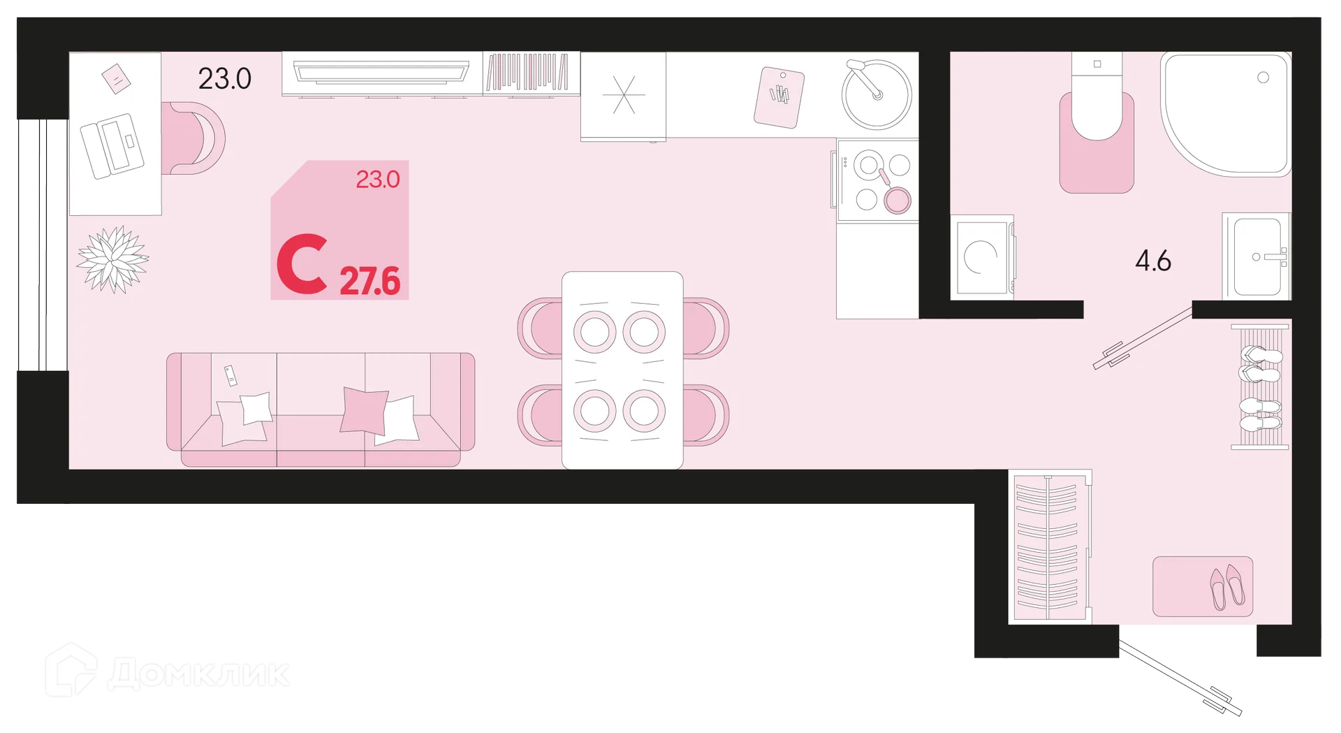 Фото квартиры в ЖК Первое место