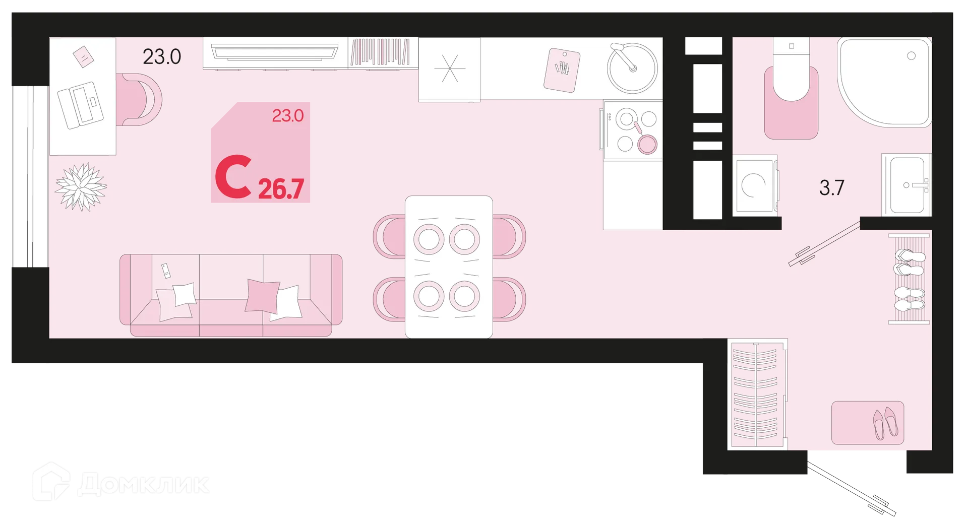 Фото квартиры в ЖК Первое место