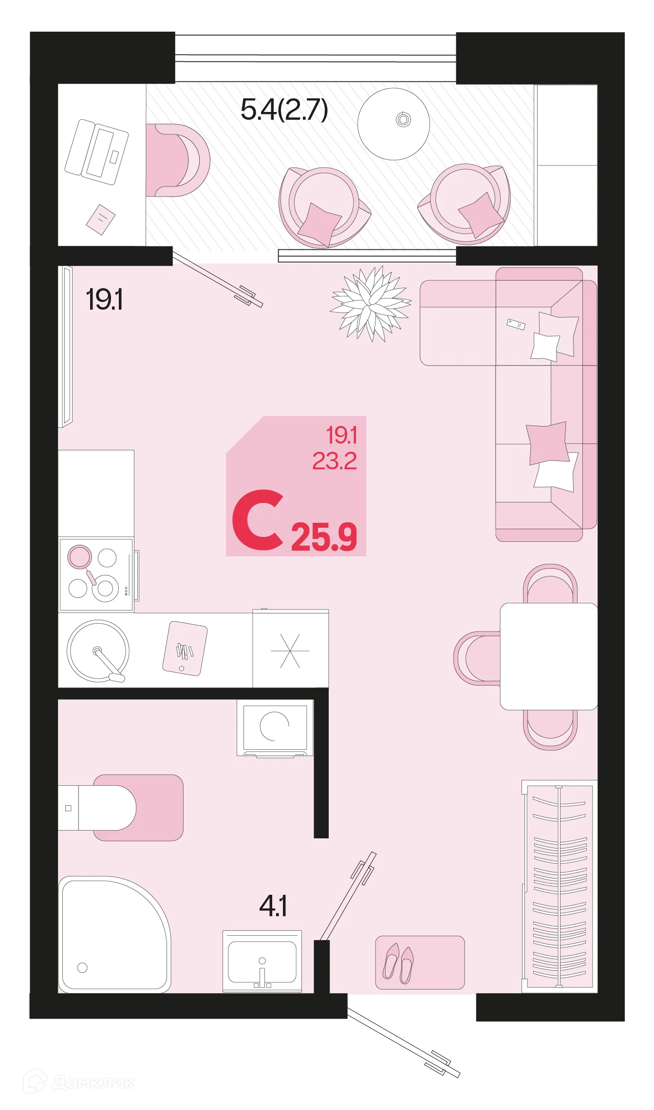 Фото квартиры в ЖК Первое место