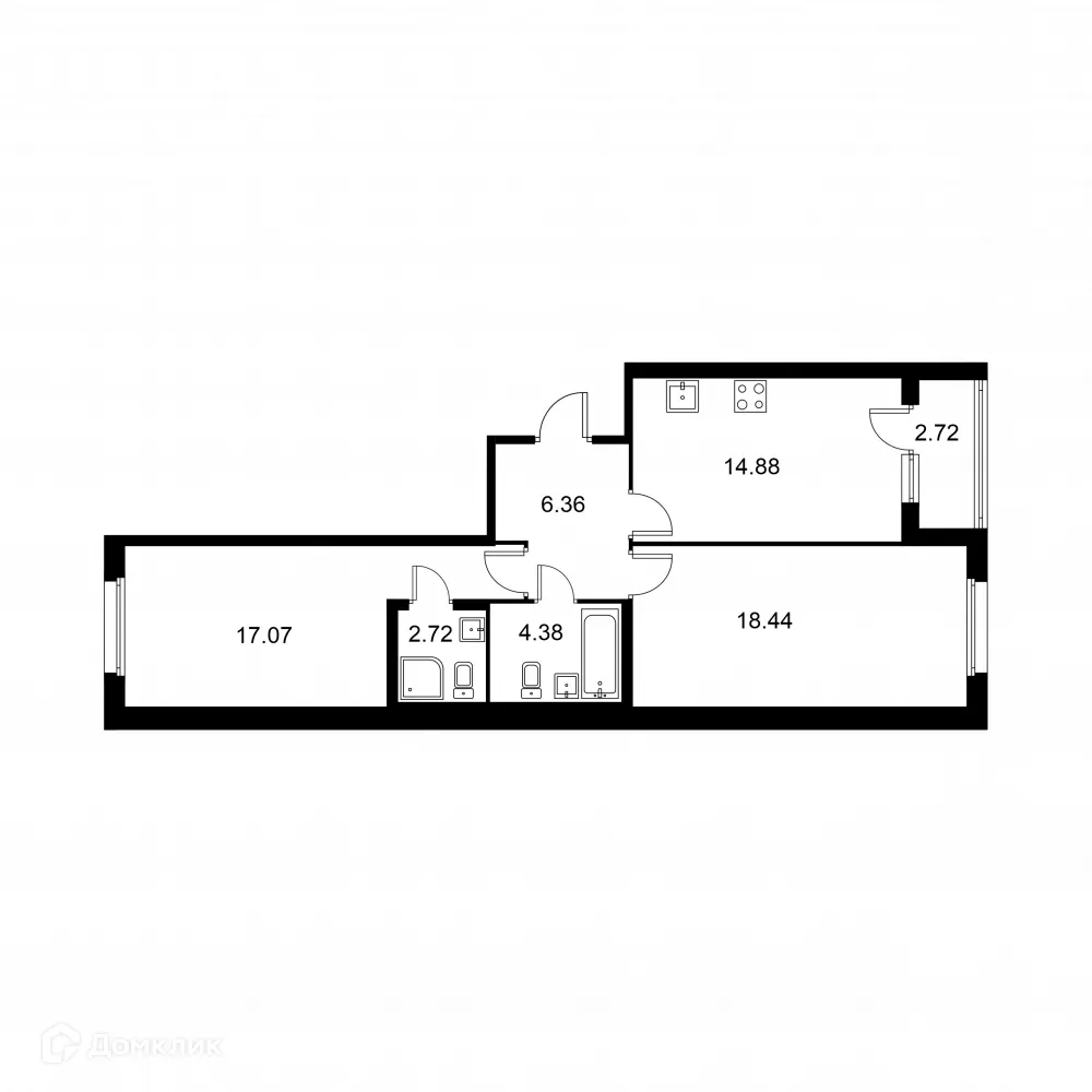 Фото квартиры в ЖК Квартал Заречье