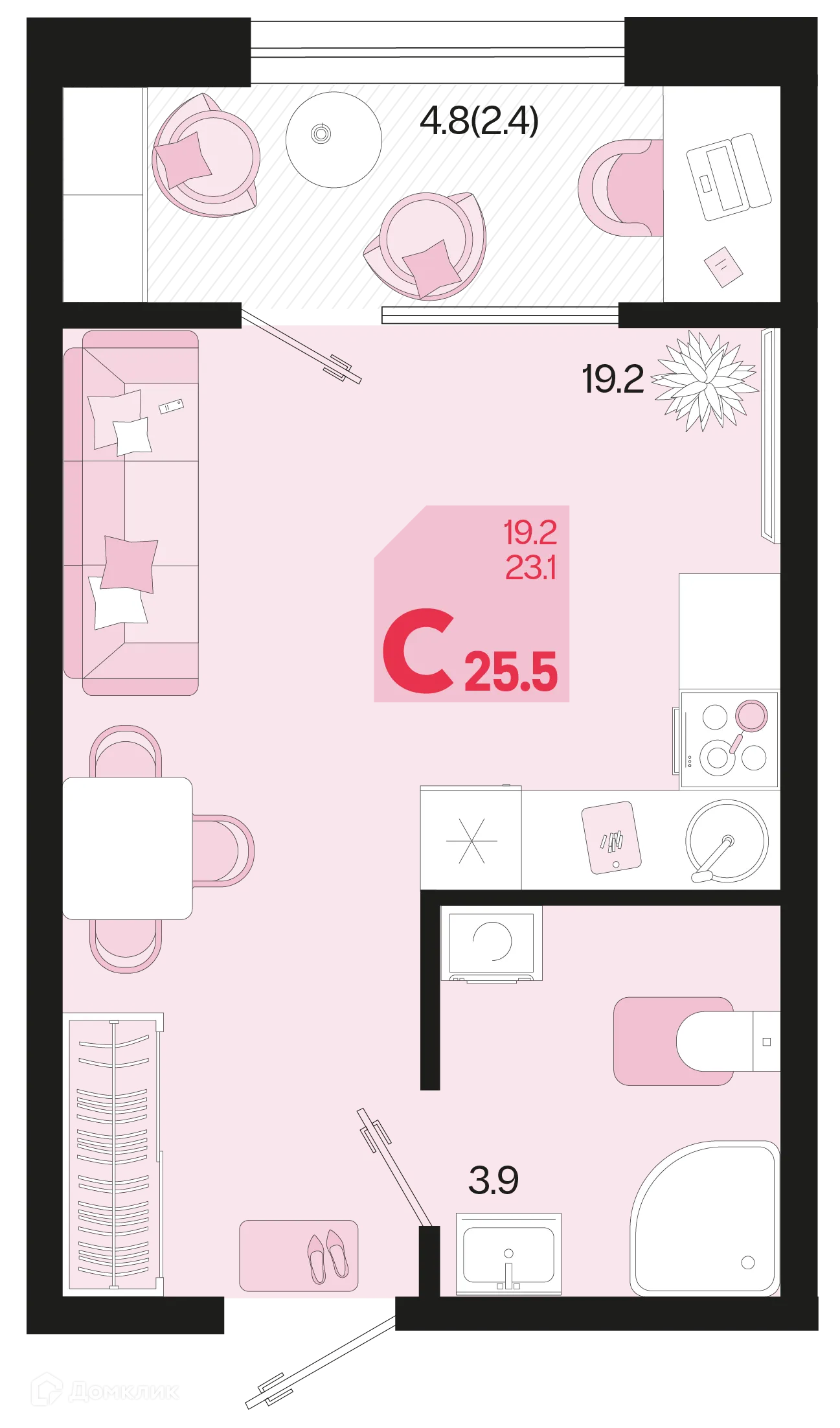 Фото квартиры в ЖК Первое место