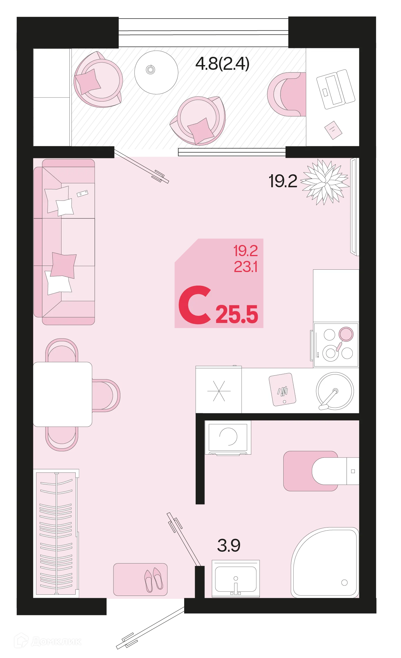 Фото квартиры в ЖК Первое место