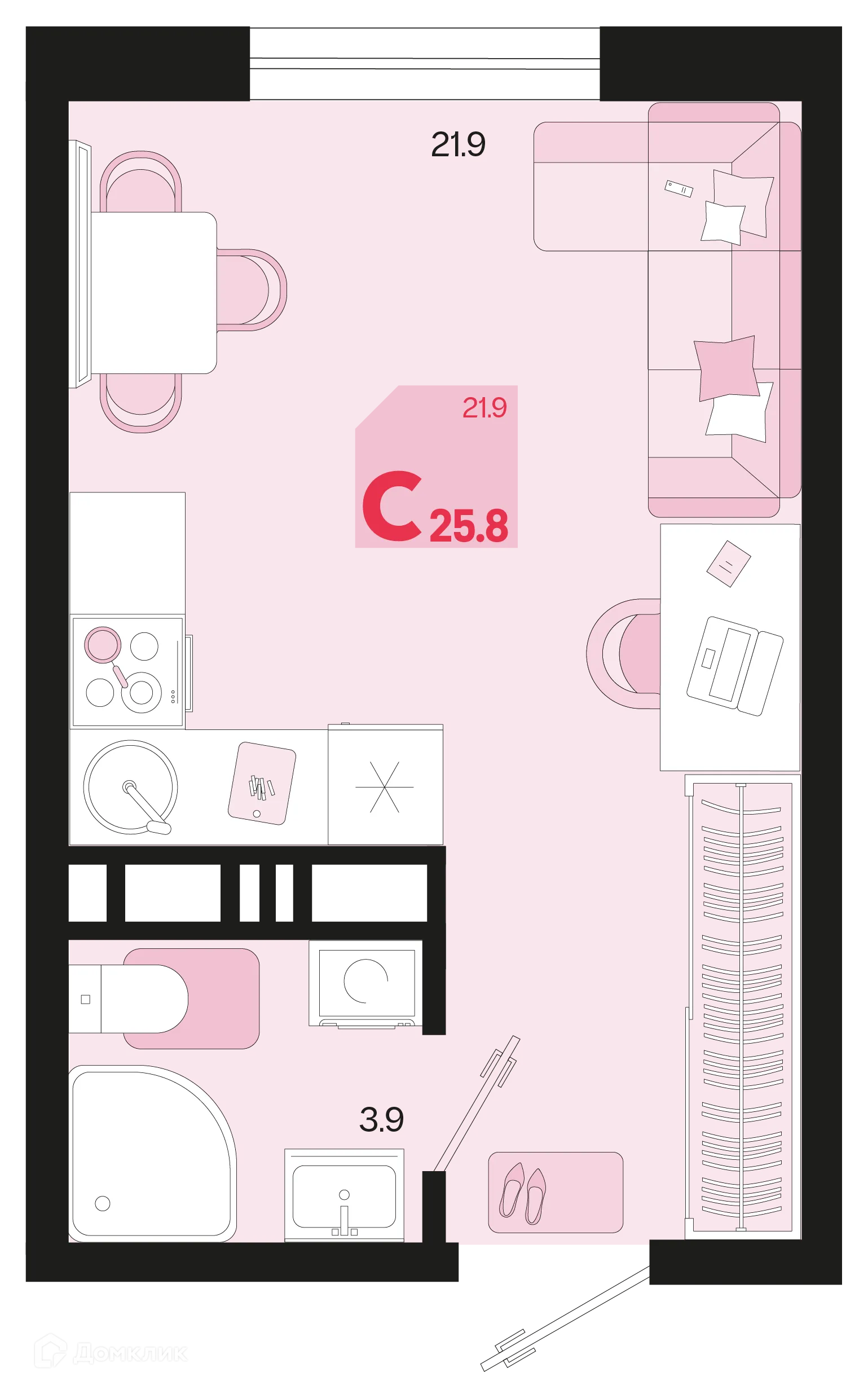 Фото квартиры в ЖК Первое место