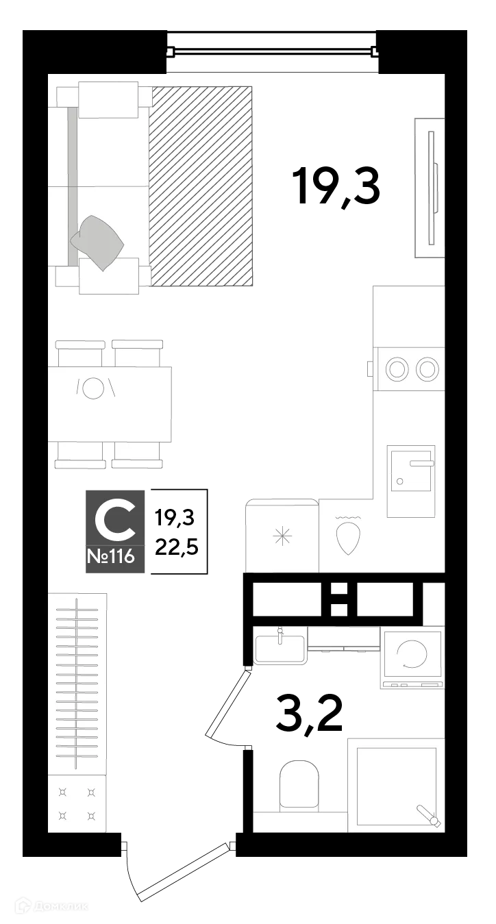 Фото квартиры в ЖК Догма Парк