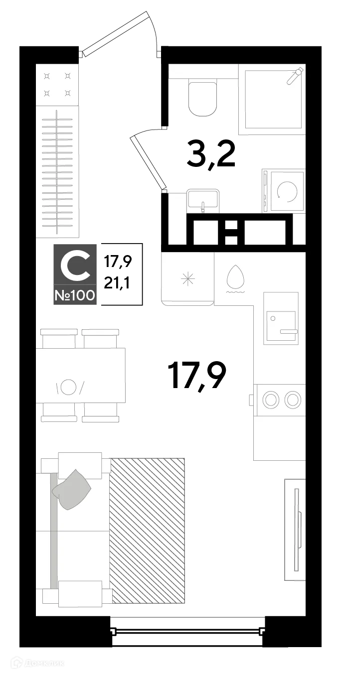 Фото квартиры в ЖК Догма Парк