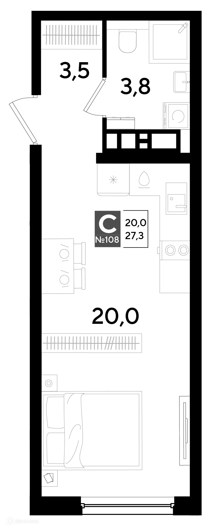 Фото квартиры в ЖК Догма Парк