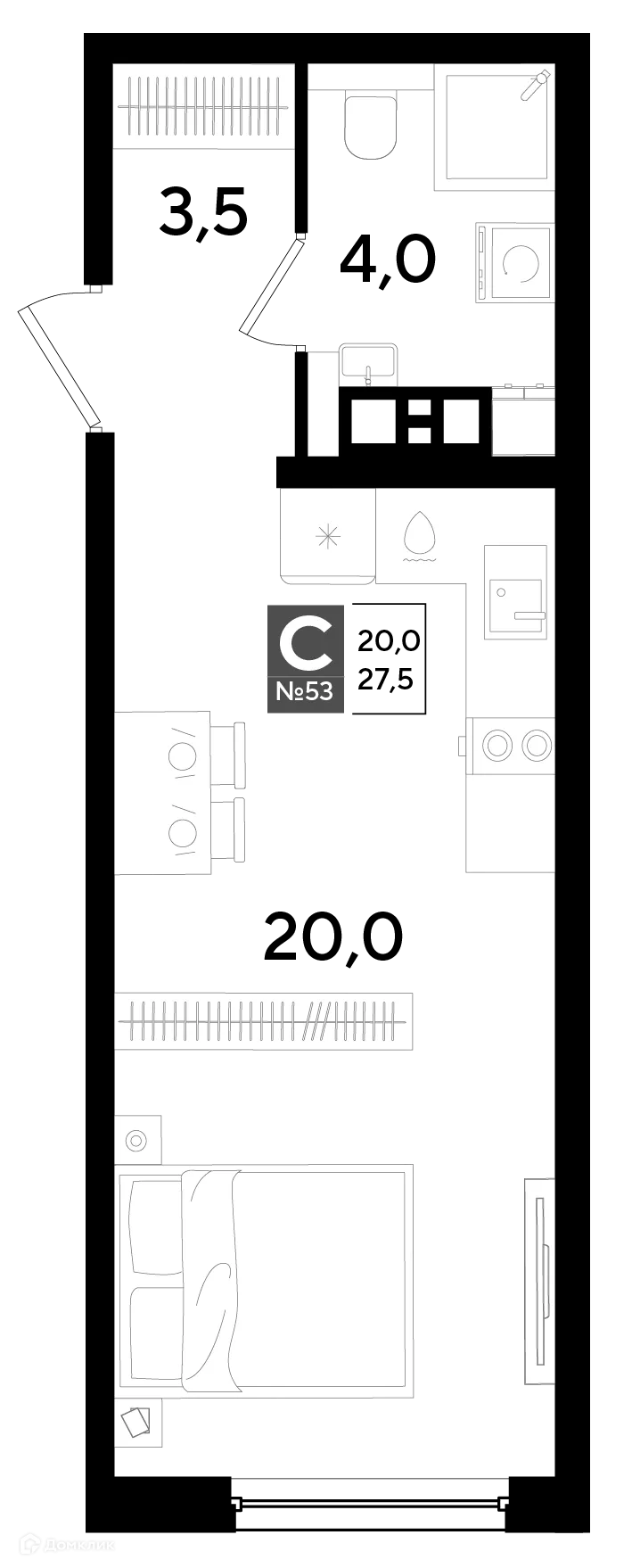 Фото квартиры в ЖК Догма Парк