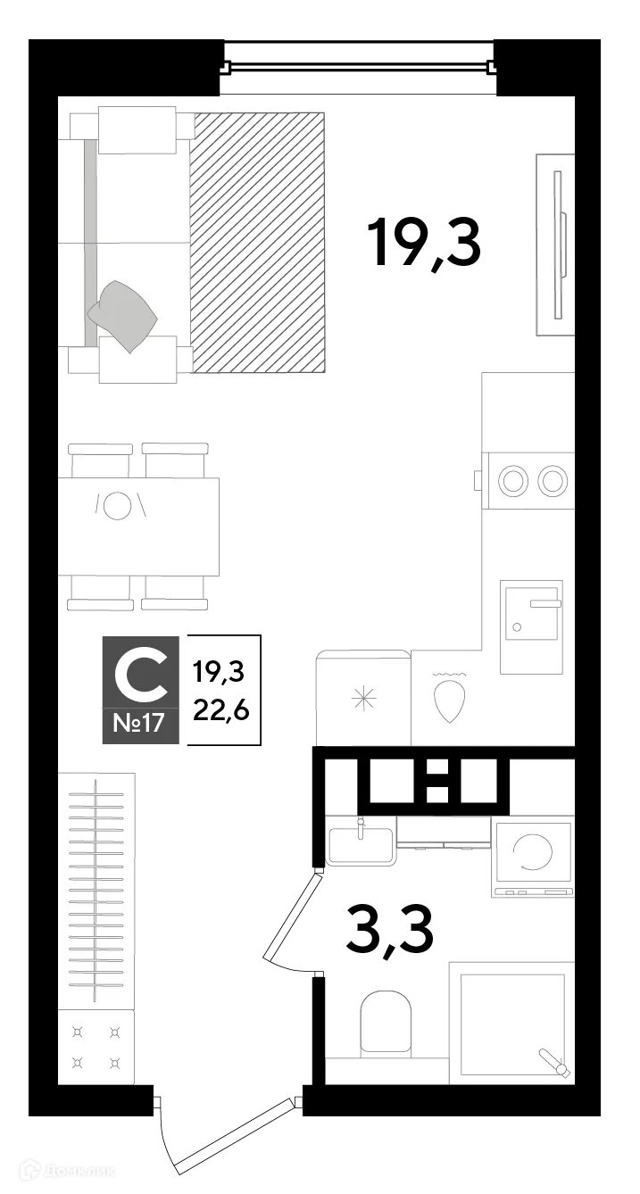 Фото квартиры в ЖК Догма Парк