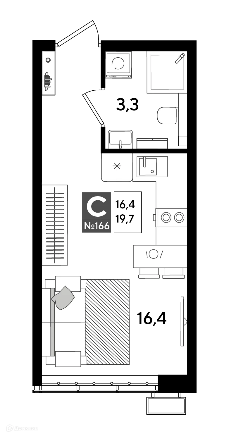 Фото квартиры в ЖК Догма Парк