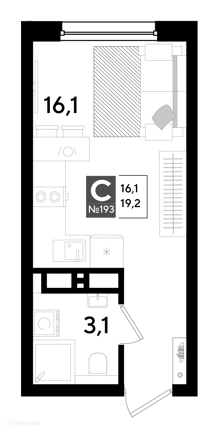 Фото квартиры в ЖК Догма Парк
