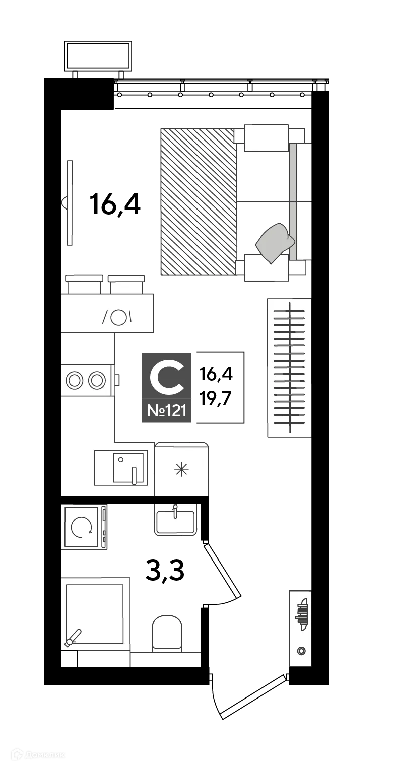 Фото квартиры в ЖК Догма Парк