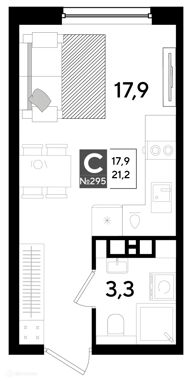 Фото квартиры в ЖК Догма Парк