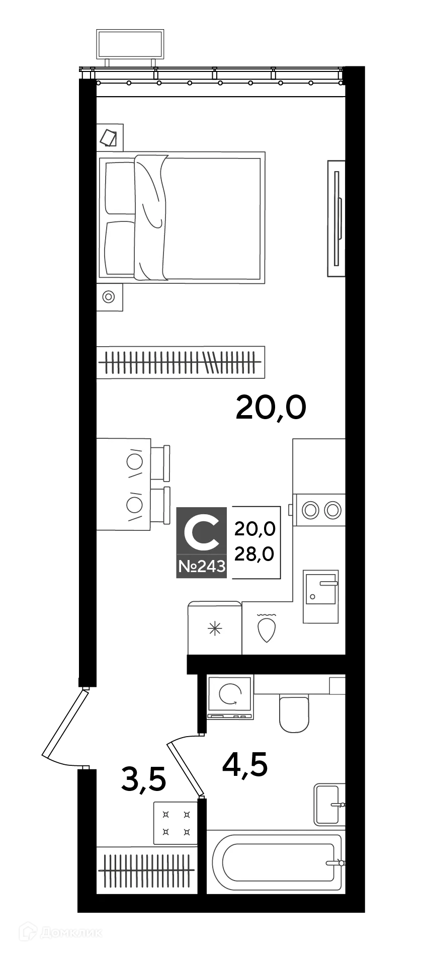 Фото квартиры в ЖК Догма Парк