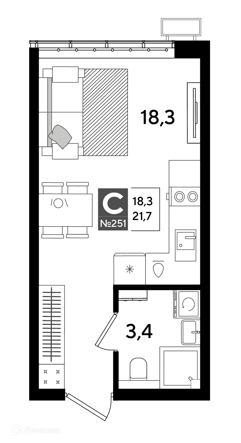 Фото квартиры в ЖК Догма Парк