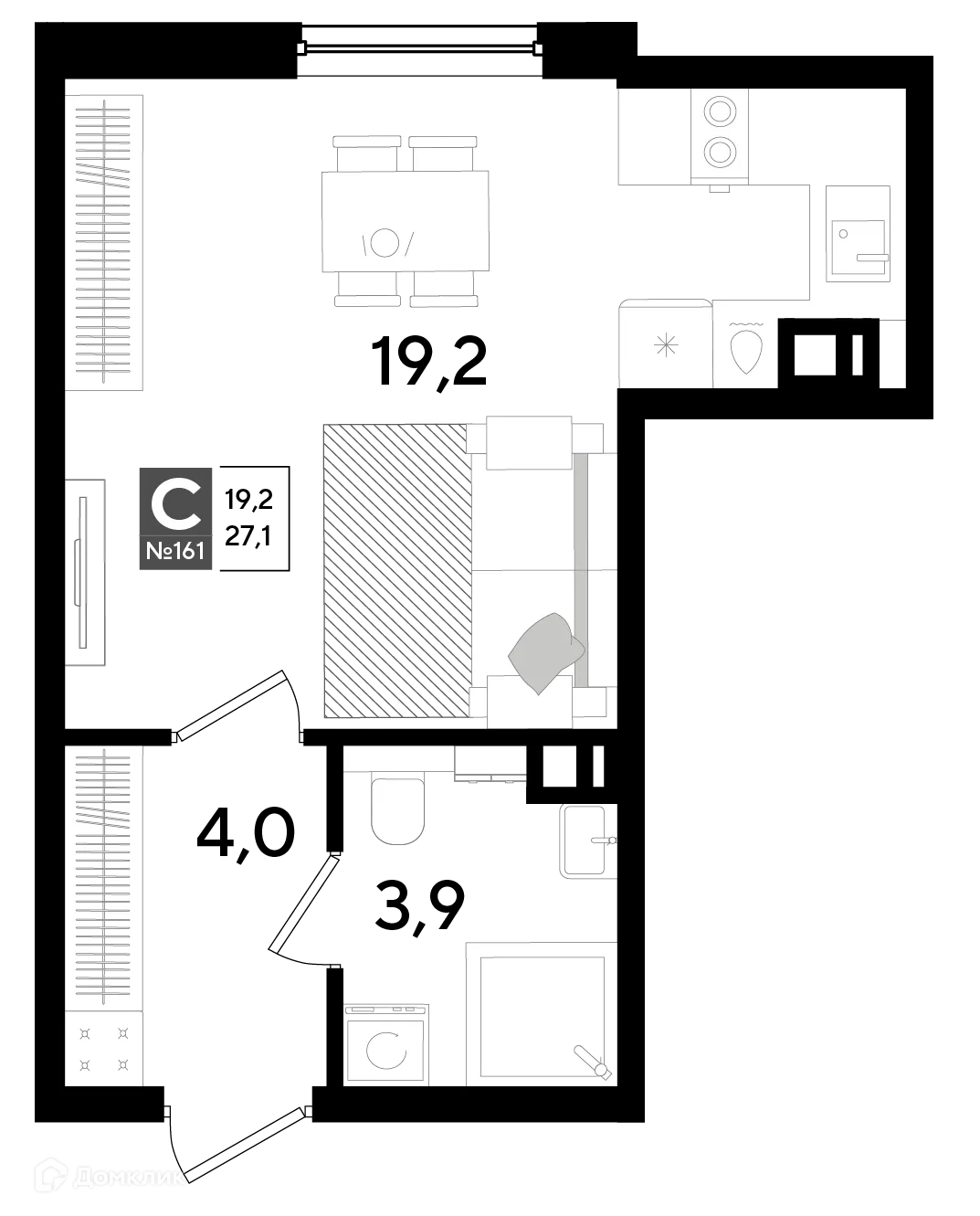 Фото квартиры в ЖК Догма Парк