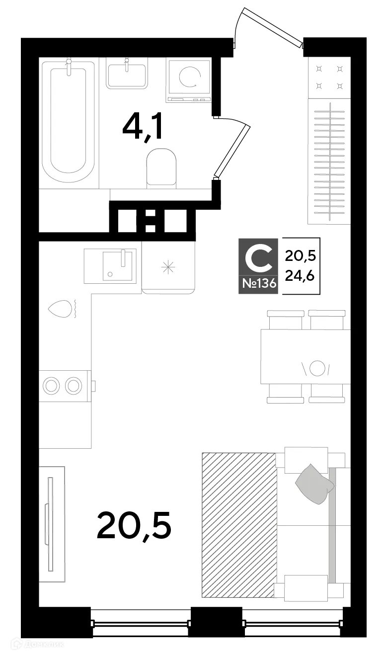 Фото квартиры в ЖК Догма Парк