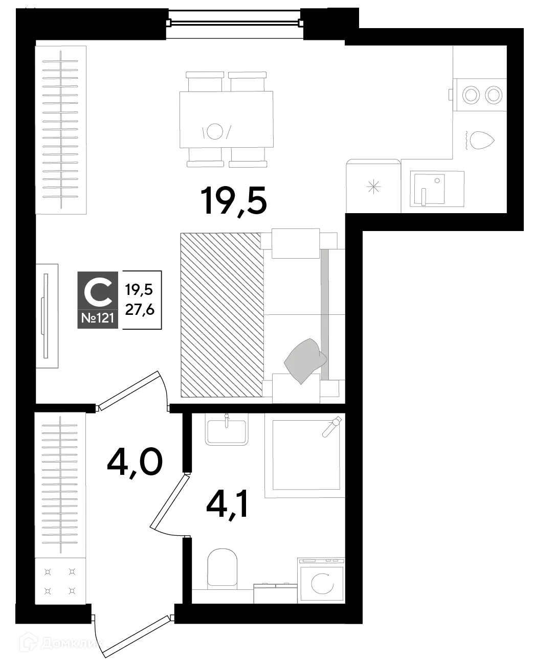 Фото квартиры в ЖК Догма Парк