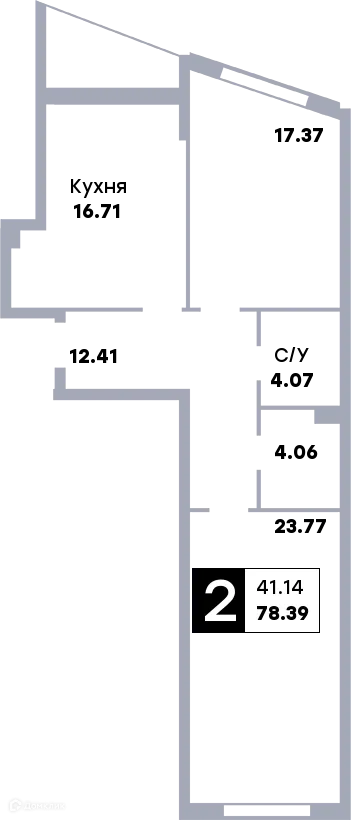 Фото квартиры в ЖК Зодиак