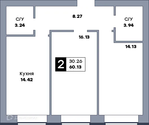 Фото квартиры в ЖК Заречье