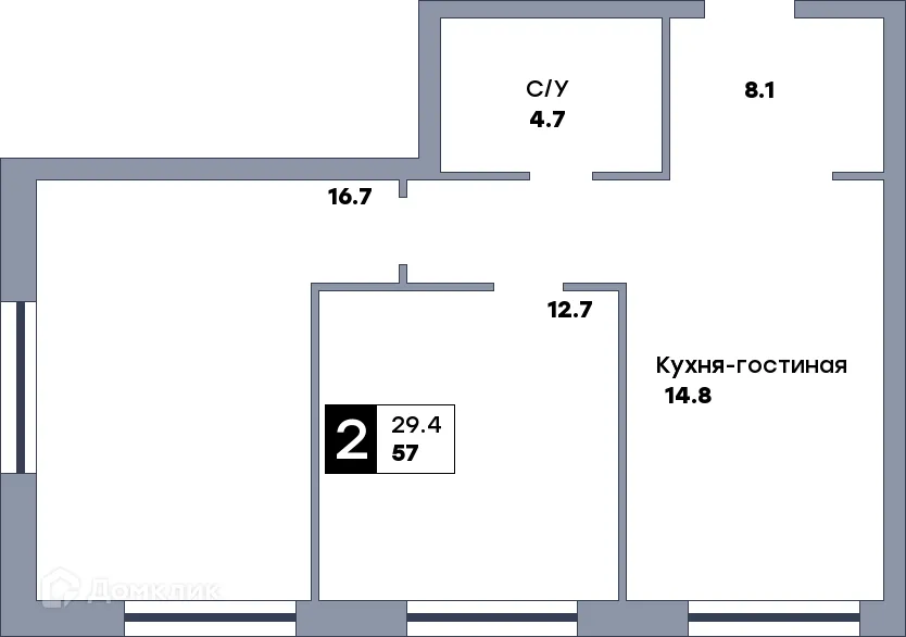 Фото квартиры в ЖК Аура