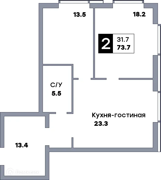 Фото квартиры в ЖК Самара Сити