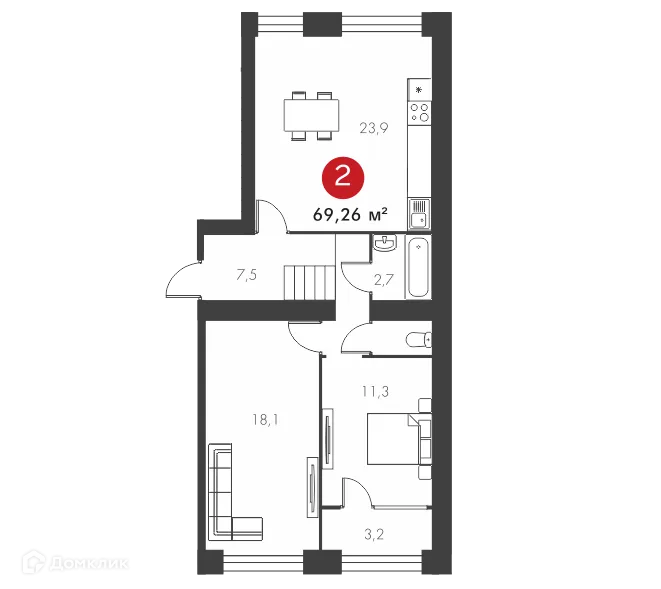 Фото квартиры в ЖК Панова Парк