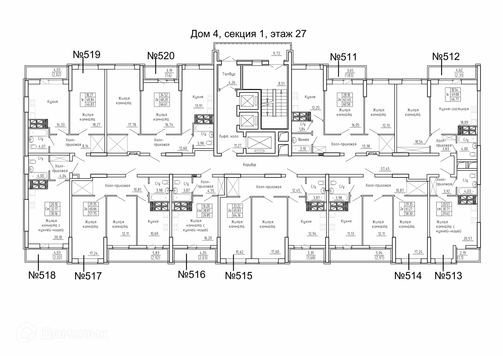 Фото квартиры в ЖК Рекорд