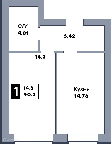 Фото квартиры в ЖК Заречье