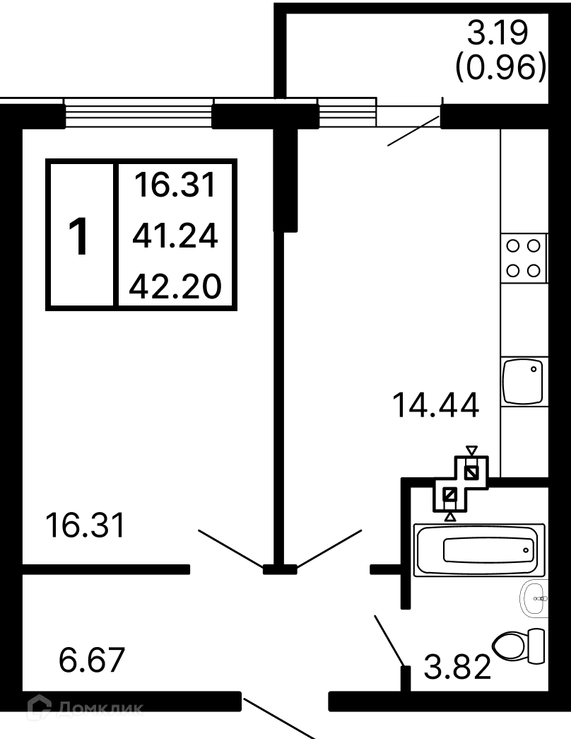 Фото квартиры в ЖК Развитие