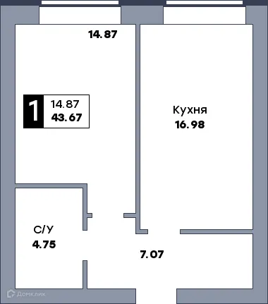 Фото квартиры в ЖК Заречье