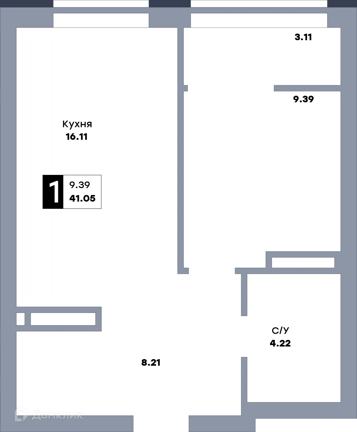 Фото квартиры в ЖК Зеленый квартал