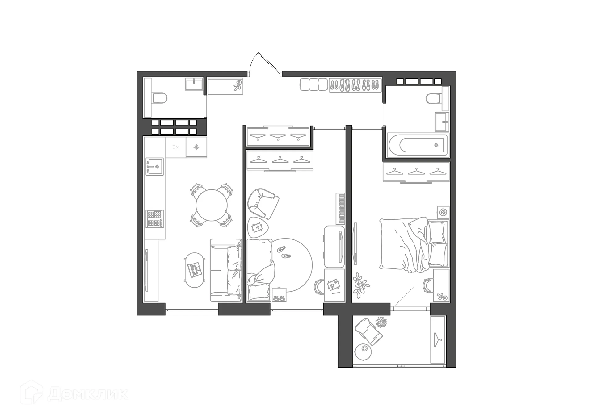 Фото квартиры в ЖК Цех