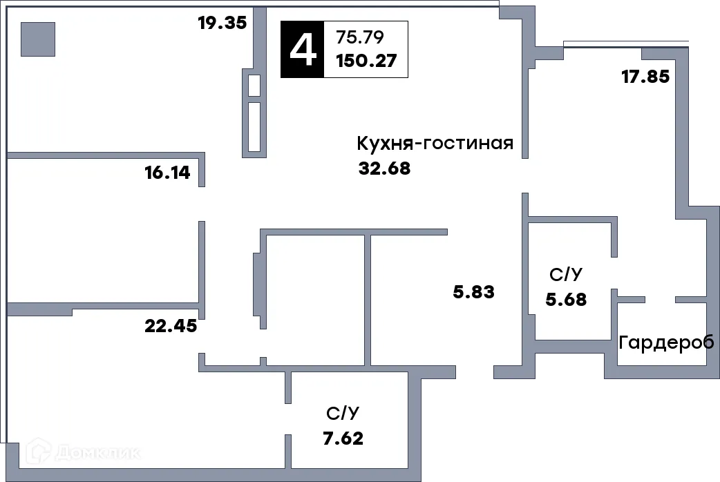 Фото квартиры в ЖК Самара Сити