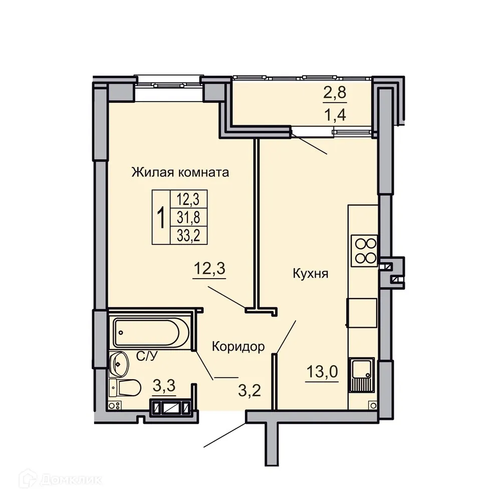 Фото квартиры в ЖК Засекин