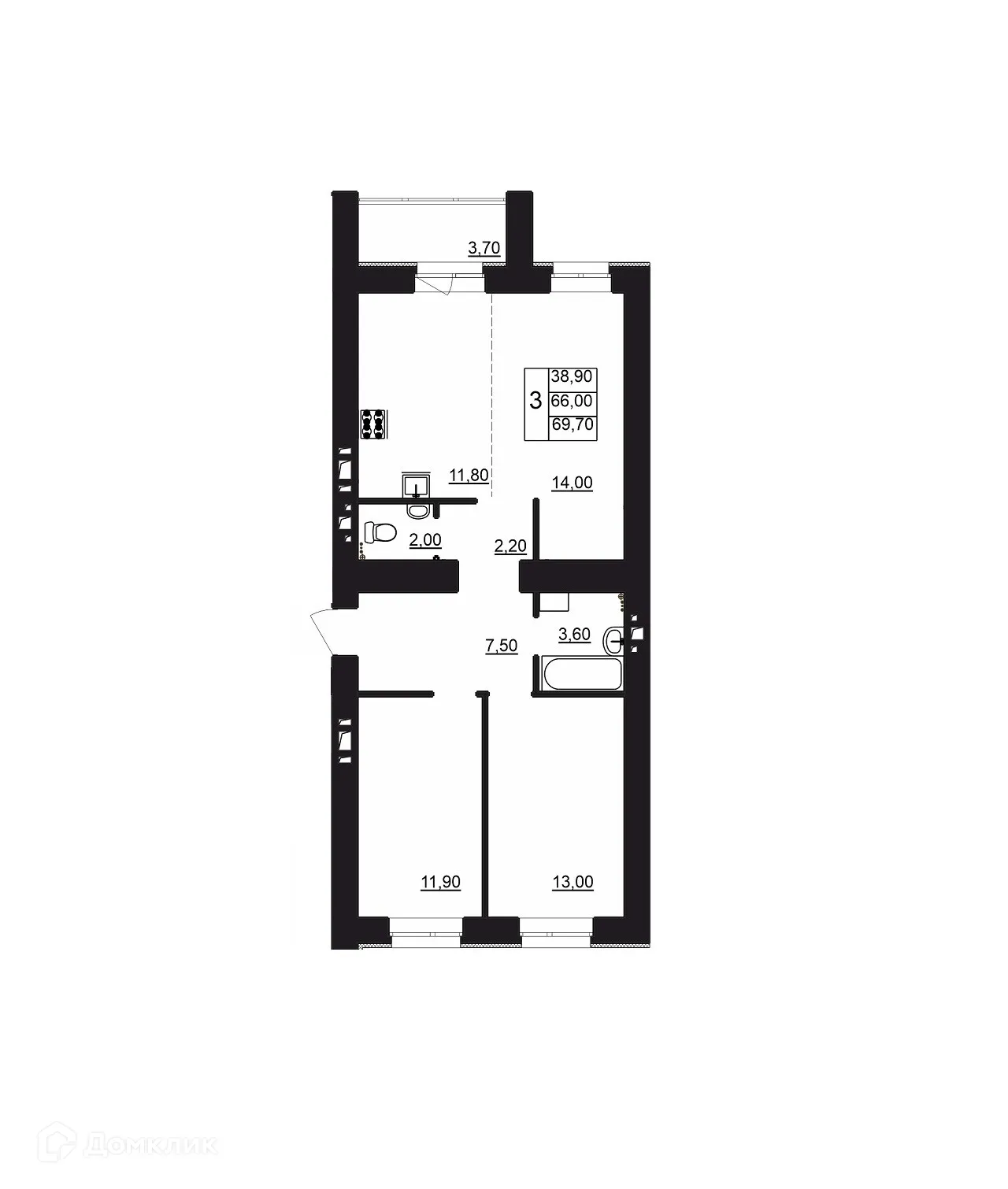 Фото квартиры в ЖК МИШИНО