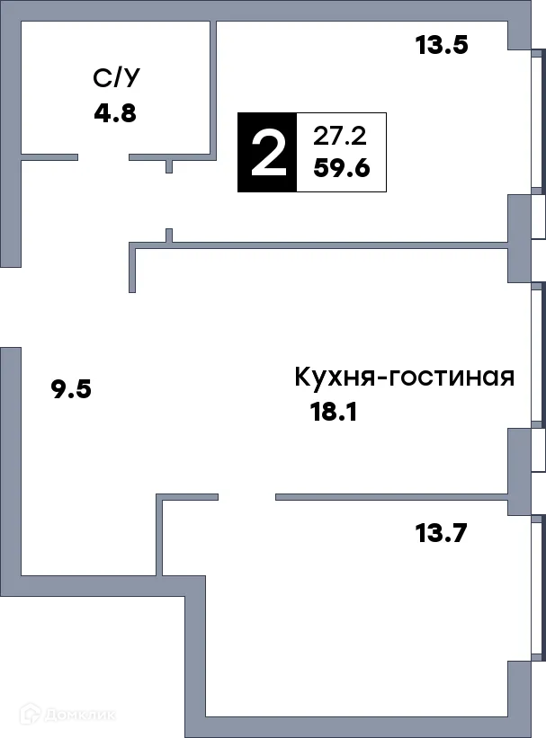 Фото квартиры в ЖК Самара Сити